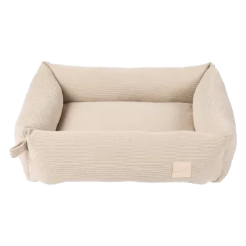 Corduroy Dog Bed FuzzYard Life in Sandstone