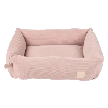 Corduroy Dog Bed FuzzYard Life in Soft Blush