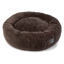 Round calming dog bed FuzzYard Dreameazzzy in Truffle