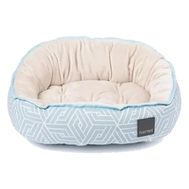 Reversible oval dog bed FuzzYard Antica