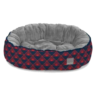 FuzzYard Charleston Reversible Oval Dog Bed, Size S