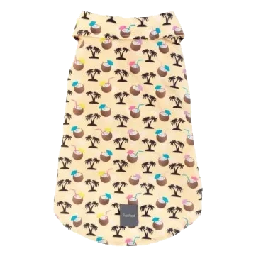 FuzzYard Sandy Coconut Hawaiian Summer Dog Shirt