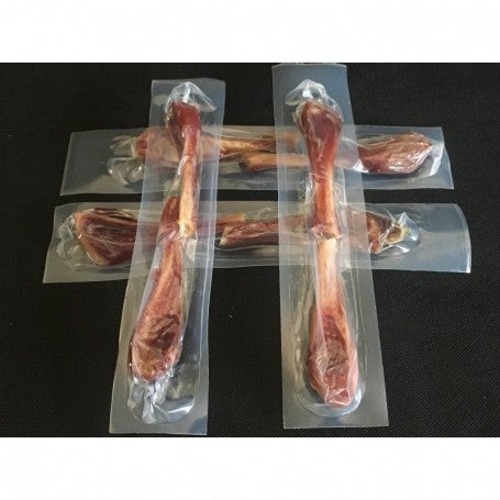 Mini ham bone dog chews, 2 pieces