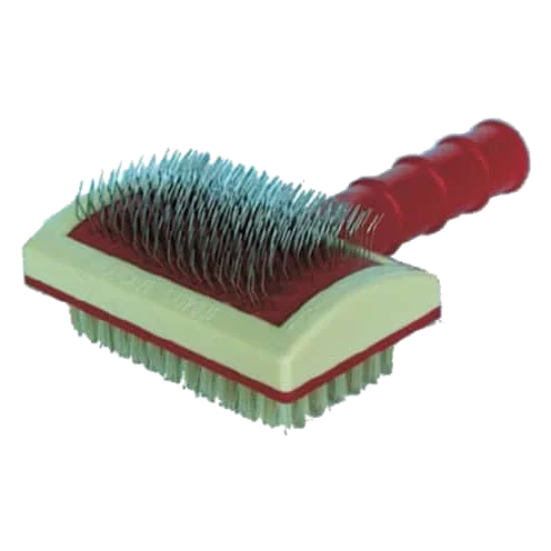 Double slicker brush for dogs, no. 04