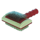 Double slicker brush for dogs, no. 04