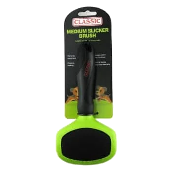 Classic Slicker Deluxe Dog Brush, Small and Medium