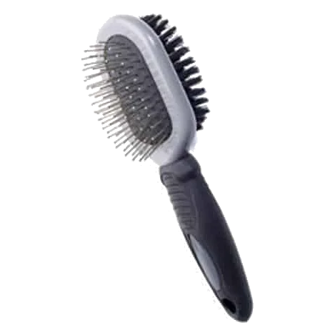 Large double-sided grooming brush for dogs