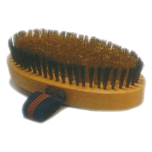 Cedra Oval Dog Brush with Brass Pins, 6.5 x 13.5 cm