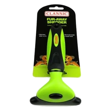 Classic Deluxe De-Shedder brush for dogs, small and large