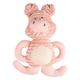 Flamingo Small Dog Club pink pig plush dog toy, 23 cm