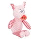 Happy pig plush dog toy, 34 cm