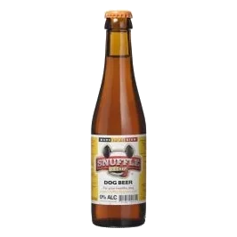 Snuffle alcohol-free dog beer, chicken or chicken and beef, 25 cl