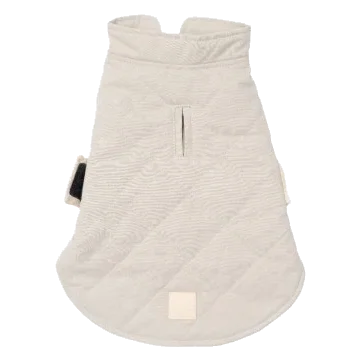 Padded dog gilet FuzzYard Life Sandstone