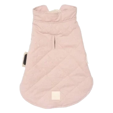 Padded dog gilet FuzzYard Life Soft Blush