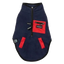 FuzzYard Fitzroy Sherpa Dog Gilet, Navy Blue