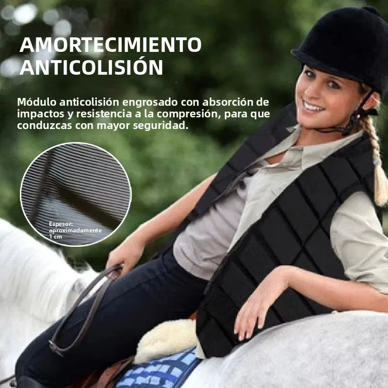 Riding body protector vest for adults and children – view 4