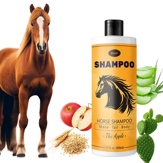 Apple-scented horse shampoo and conditioner, 500 ml – view 7