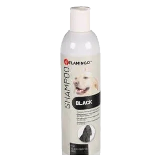 Flamingo Dog Shampoo for Black Coats with Macadamia, 300 ml