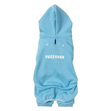 FuzzYard Chillin' Hooded Dog Tracksuit, Blue