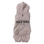 FuzzYard Urban Cotton Dog Hoodie, Light Grey