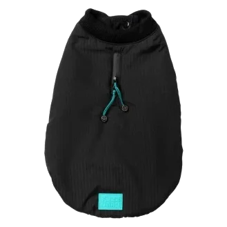 FuzzYard padded dog bomber jacket in black