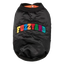 FuzzYard Frat satin dog bomber jacket in black