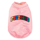 FuzzYard Frat satin dog bomber jacket in pink