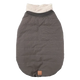 Dog bomber jacket FuzzYard Nordic in charcoal with removable scarf