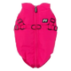 FuzzYard Flash dog jacket with built-in harness in magenta