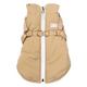 FuzzYard Horizon Dog Jacket with Built-In Harness, Taupe