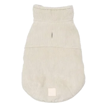 Corduroy Dog Coat FuzzYard Life Sandstone