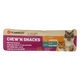 Chew'n chicken and salmon cat snacks, 10 g