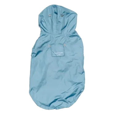 Waterproof Dog Raincoat FuzzYard Life French Blue