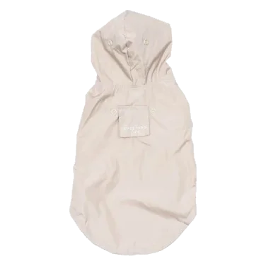 Waterproof Dog Raincoat FuzzYard Life Sandstone