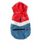 FuzzYard The Seattle dog raincoat in red and blue