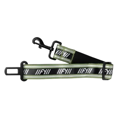 Dog car seat belt FuzzYard FY Active in khaki