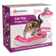 Flamingo ball track cat toy