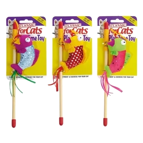 Classic Catnip Fish Teaser 100 mm for cats