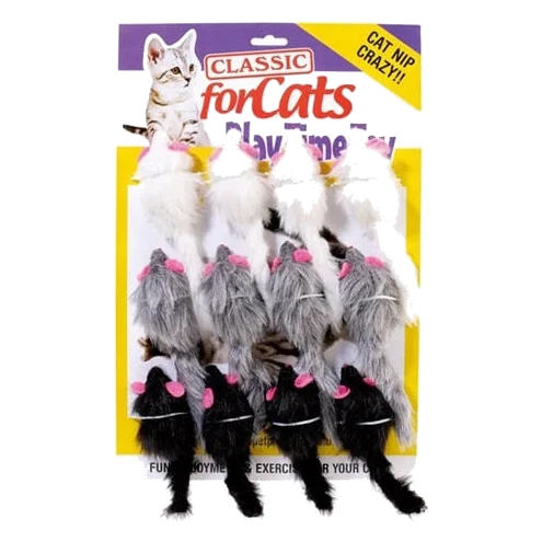 Classic Furry Mouse 90 mm for cats