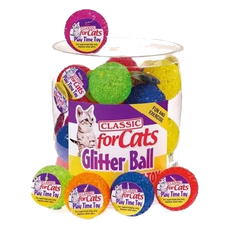 Classic Glitter Balls 40 mm for cats