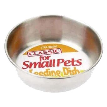 Classic Small Pet Stainless Steel Dish 200 ml for dogs