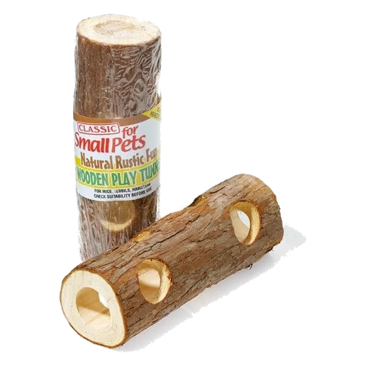 Classic Wooden Play Tunnel 200 mm for small animals