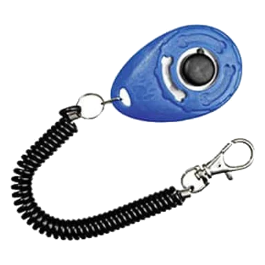 Dog training clicker with anti-loss clip (ref. 47828)
