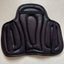 Padded saddle seat cushion