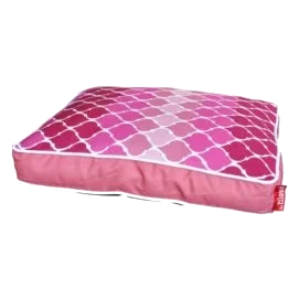 Rectangular dog mattress with removable cover, sizes M and L