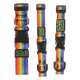 Bub's Rainbow dog collar, sizes T1 to T3