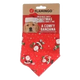 Christmas dog collar with bandana