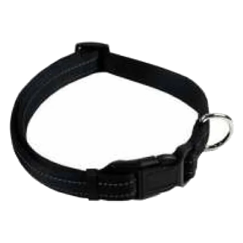 Reflective nylon dog collar model 2, size T1, 26-40 cm
