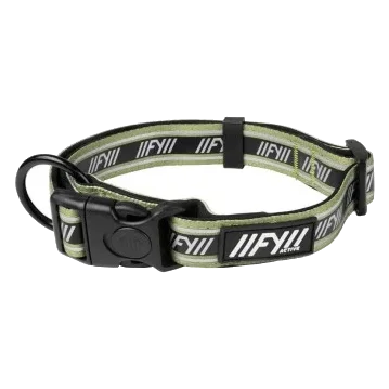 FuzzYard FY Active Neoprene Dog Collar in Khaki
