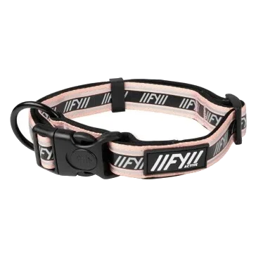 FuzzYard FY Active Neoprene Dog Collar in Peach